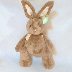 2006 GALERIE CHUBBY EASTER BUNNY BLUE EYES PLUSH